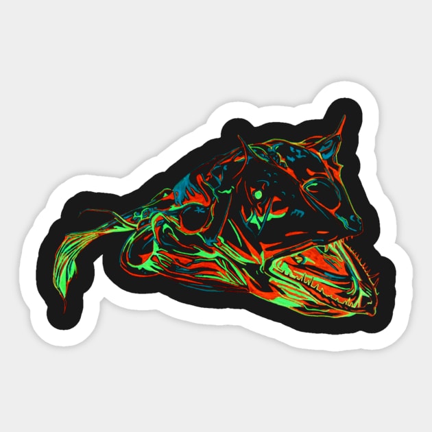 Deep Sea Creature Sticker by RaLiz